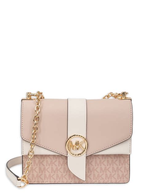 pink and white michael kors crossbody|michael kors pink suitcase.